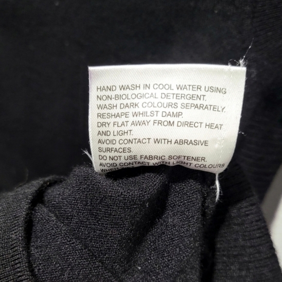 Karen Millen Sweater 83% wool blend black Dress XS - Picture 4 of 7